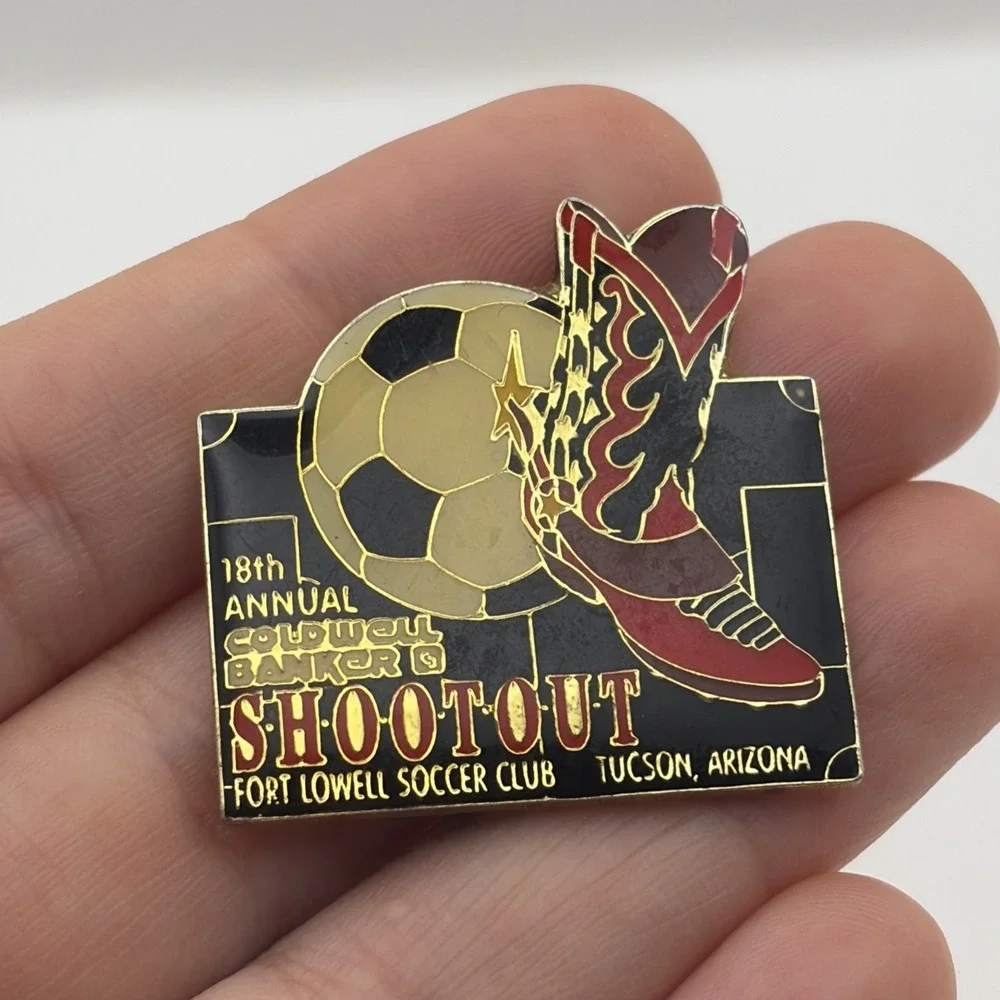 Fort Lowell Soccer Club 18th Coldwell Banker Shootout Tucson AZ Lapel Hat Pin